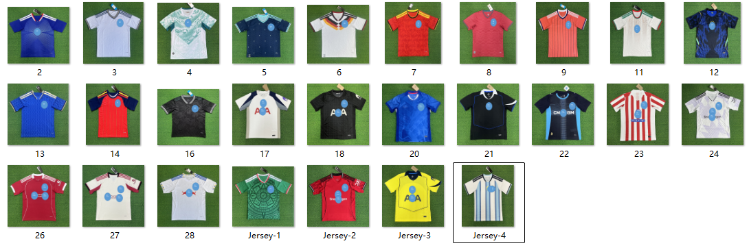 Other soccer jersey products